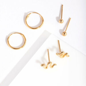 Snake Hoop Earring Pack