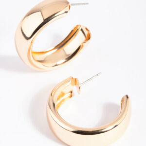 Chubby Medium Hoop Earrings