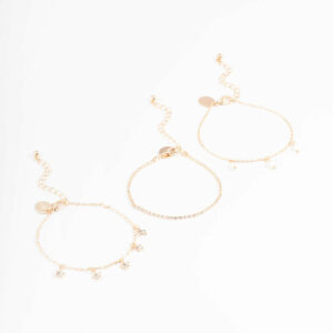 Dainty Pearl & Star Bracelet Pack