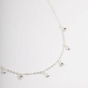 Droplet & Pearl Necklace