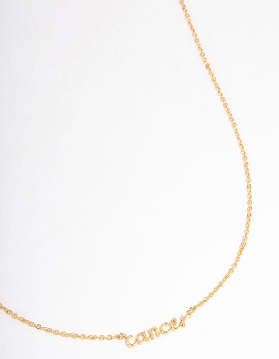 Cancer Pendant Necklace