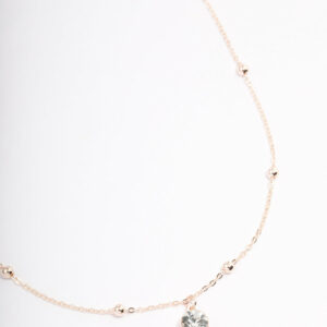 Rose Satelite Chain Necklace