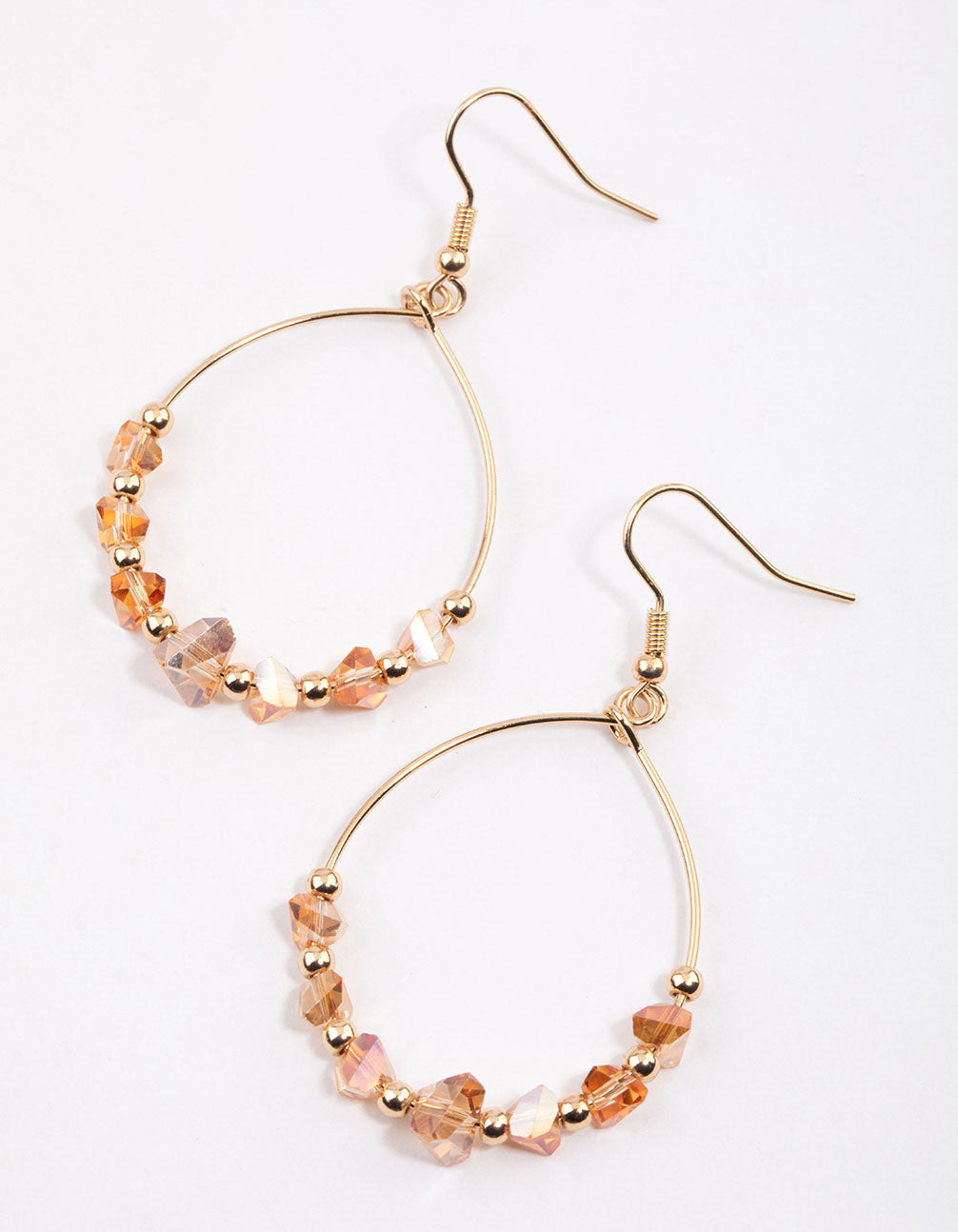 Yellow Pear Shard Earrings