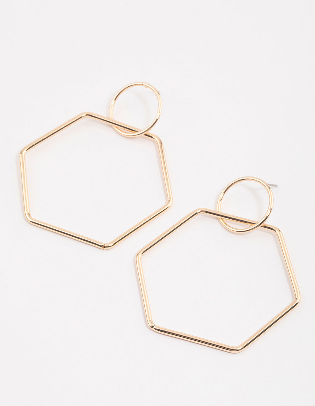 Hexagon Earrings