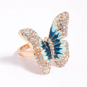 Grand Butterfly Cocktail Ring