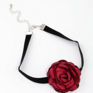 Red Mini Flower Choker