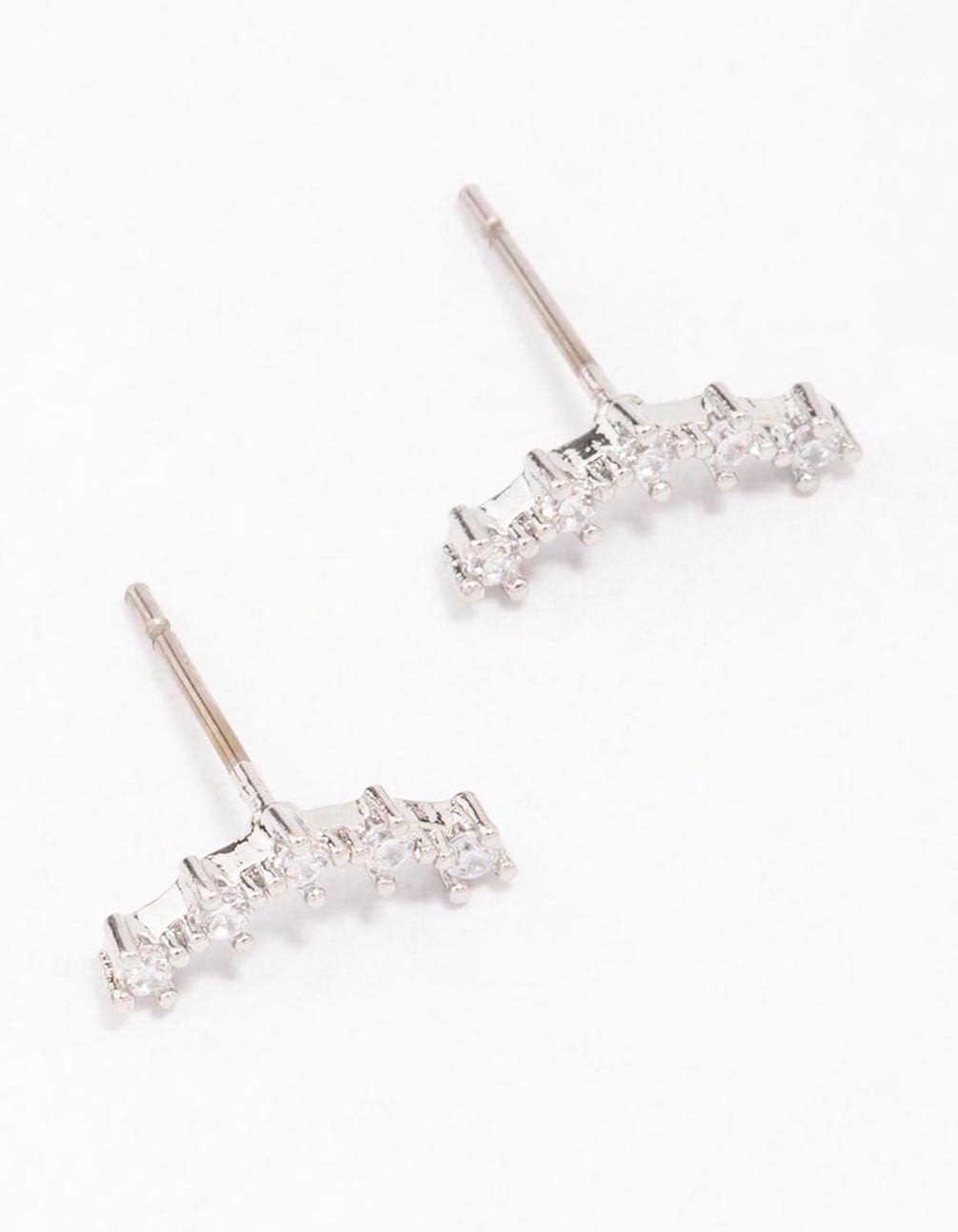 Surgical Steel Crawler Stud Earrings
