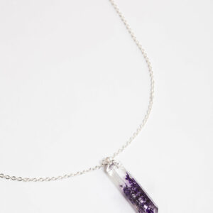 Flower Shard Pendant Necklace