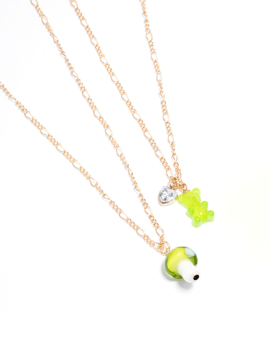 Teddy & Mushroom Necklace Pack