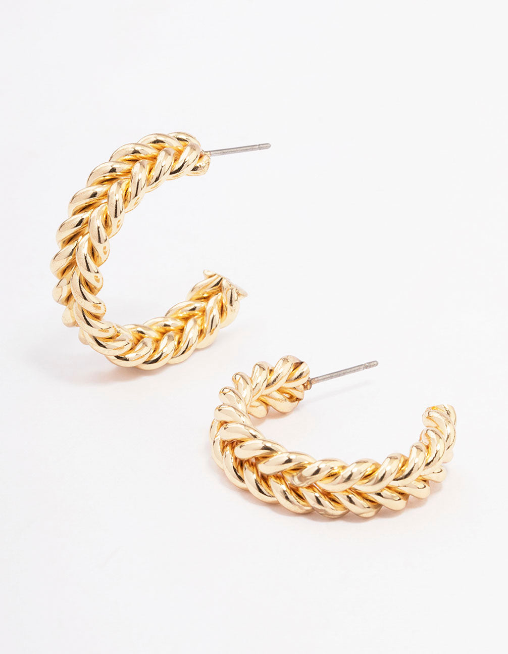 Braided Hoop Earrings