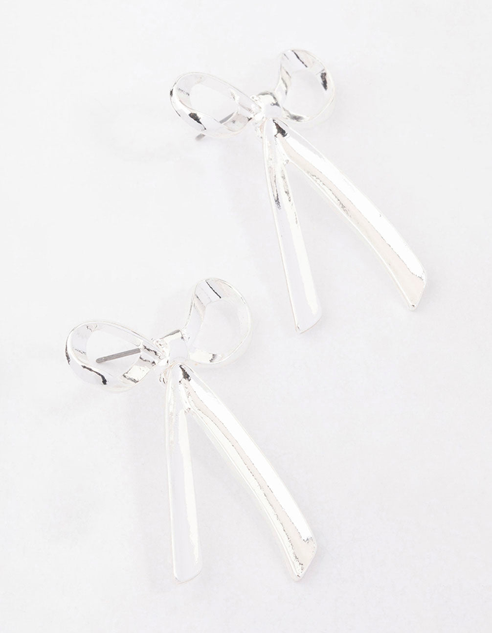 Large Bow Stud Earrings