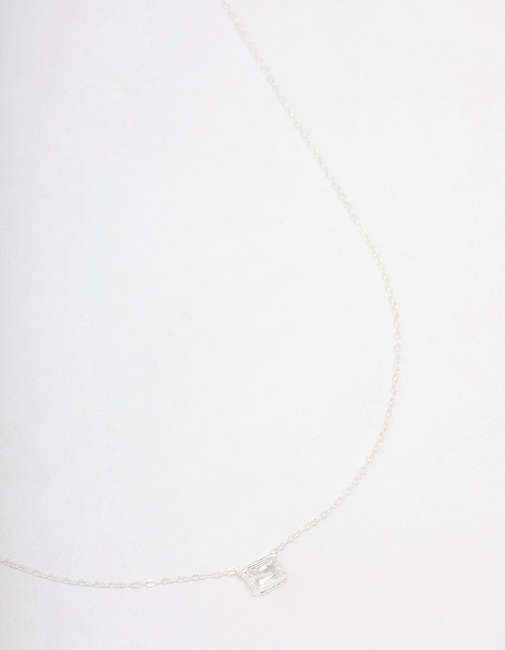 Emerald Cut Necklace