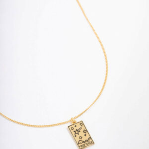 Star Tarot Card Pendant Necklace