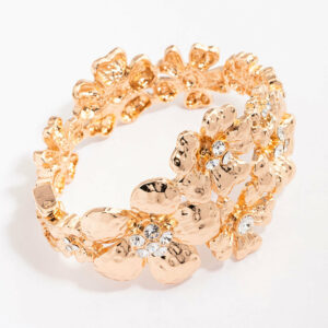 Large Floral Bracelet