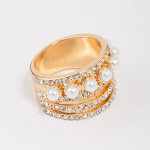 Layered Pearl Ring