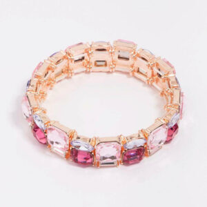 Rose Square Stretch Bracelet