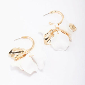 Mixed Petal Drop Earrings