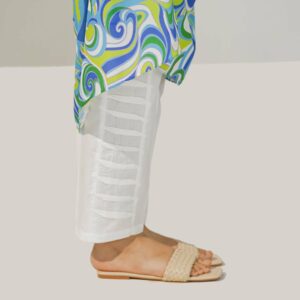 White Cambric Straight Fit Trouser PS3573